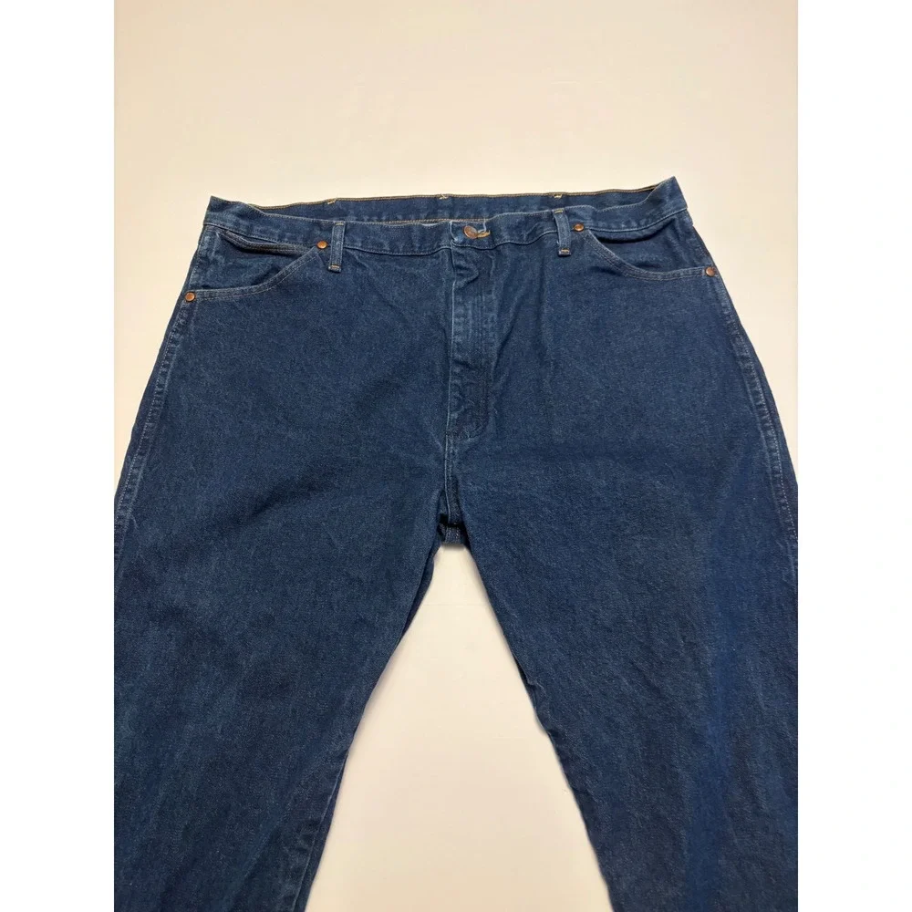 Wrangler Jeans Mens 42x32 Blue Cowboy Cut Original Fit Straight Leg 13MWZPW